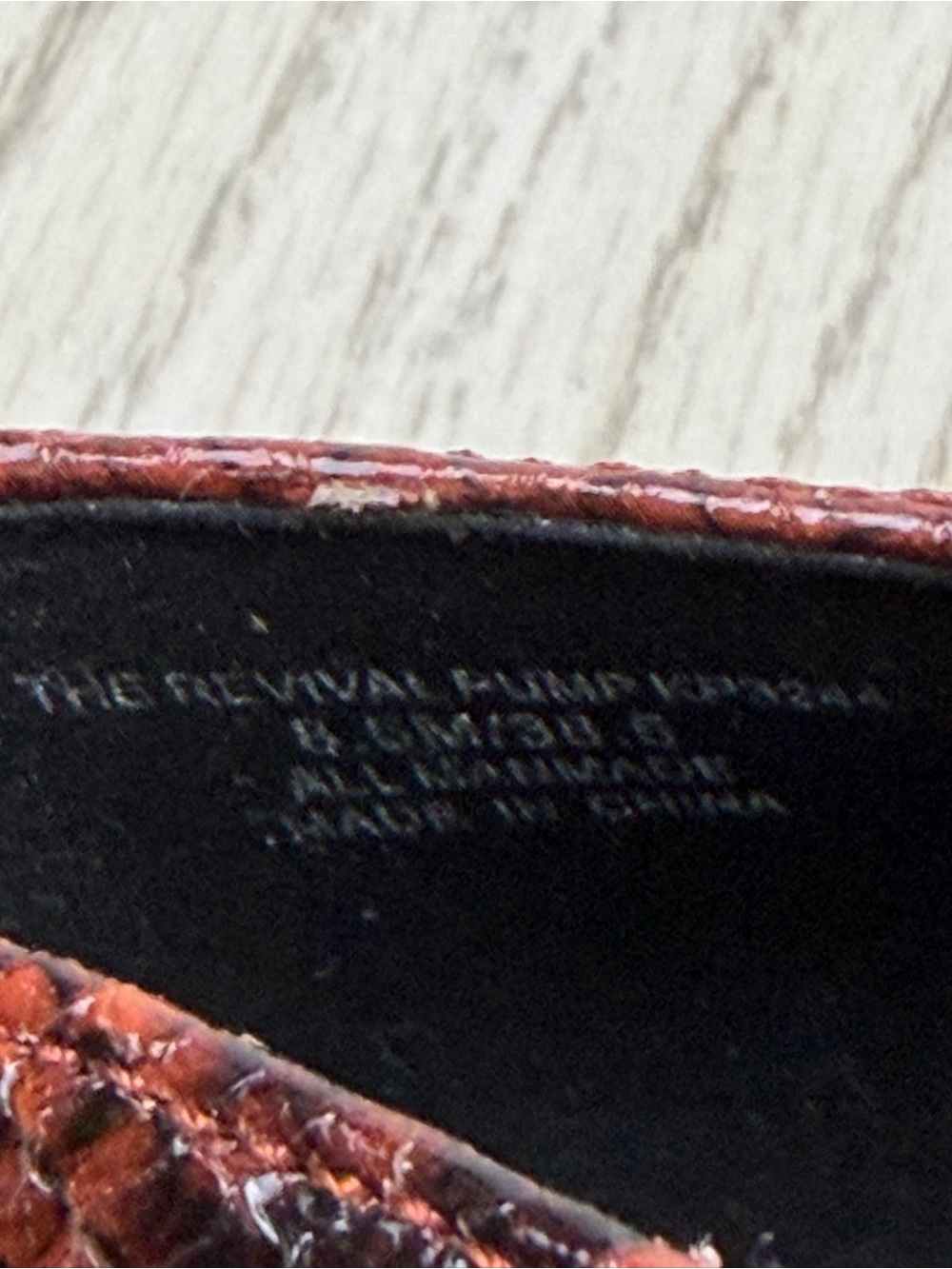 Katy Perry The Revival Pointed Toe Pump 8.5M Nutshell Multi Snake Python $98 - Picture 5 of 8